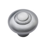 M Marcus Heritage Brass Bead Design Round Wardrobe Knob 38mm 